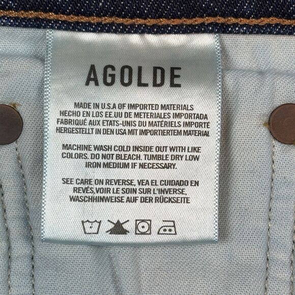 AGOLDE Women's Pinch Waist Ultra High Rise Skinny Stretch Ovation Jeans Size 30 - Picture 5 of 7